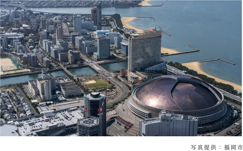 福岡市早良区の土地について徹底解説、福岡ドーム周辺遠景