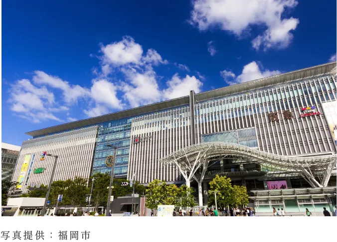 福岡市早良区の土地について徹底解説、天神・博多エリアイメージ図