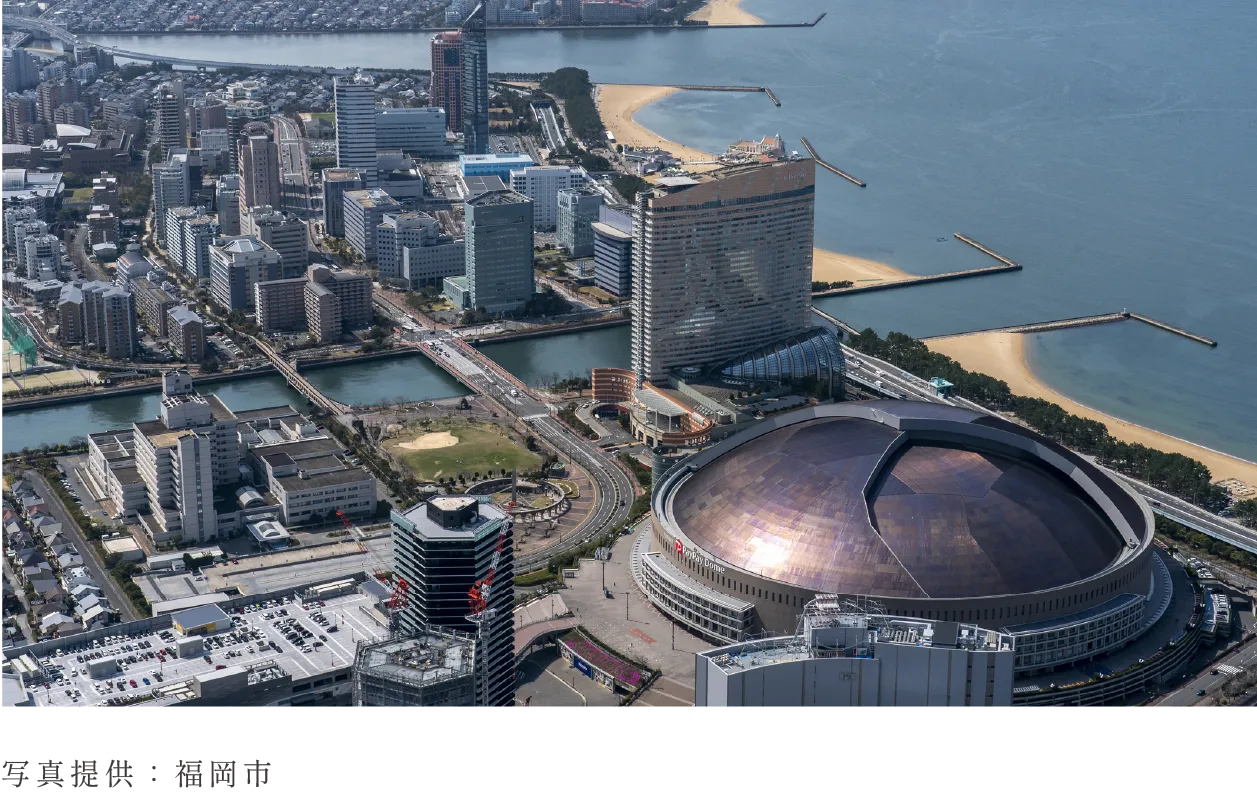 福岡市早良区の土地について徹底解説、福岡ドーム周辺施設空撮