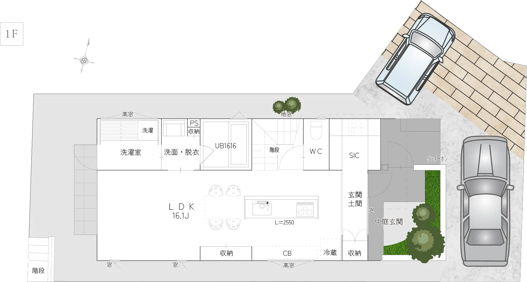 福岡市城南区の新築戸建・干隈の建売住宅は「プロスペリテ」野芥駅II -neos-間取り1