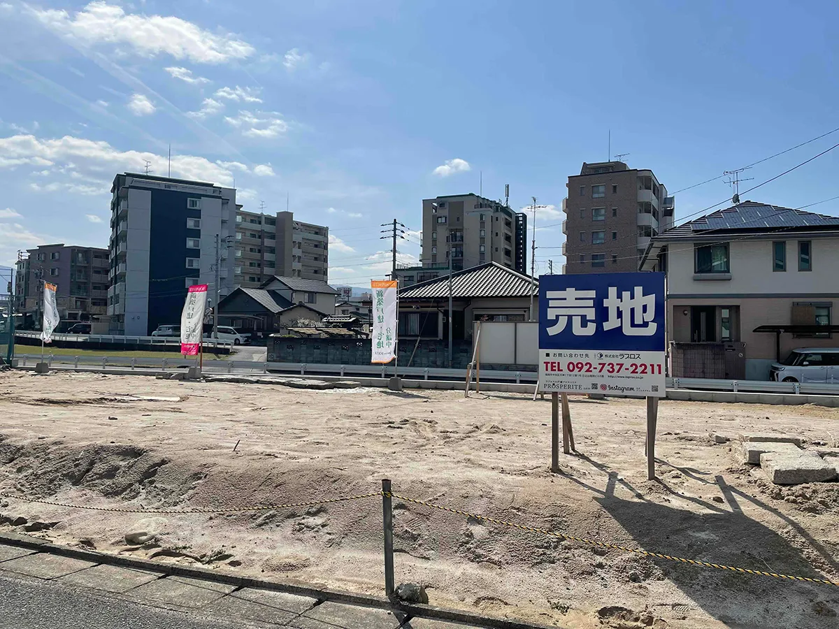 福岡市内で土地・新築戸建ての「プロスペリテ」プロスペリテ野芥駅Ⅱ分譲地のイメージ