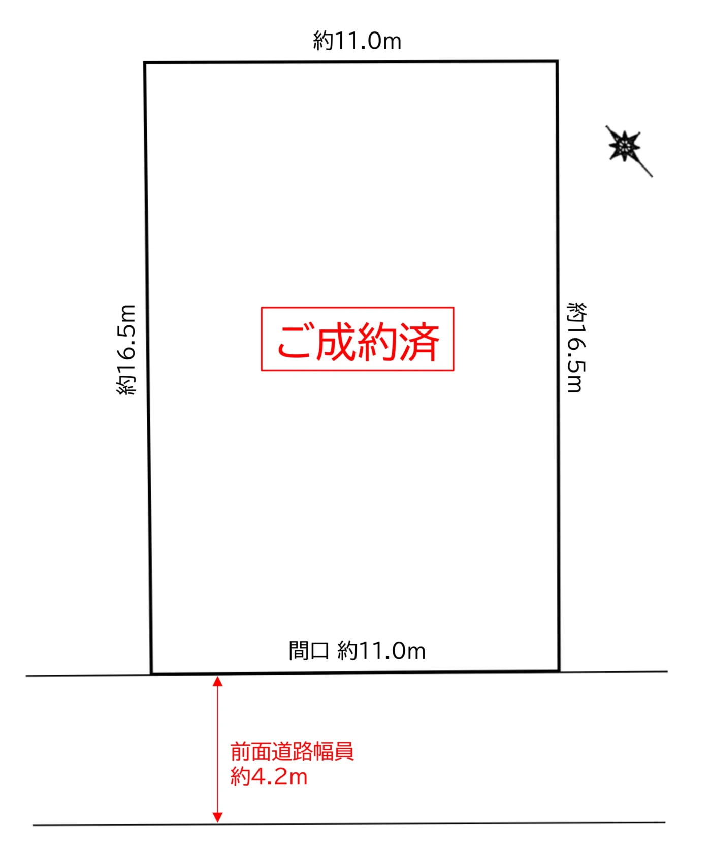 【完売御礼】春日市千歳町二丁目　分譲地や土地ならラプロスの「プロスペリテ」の区画図
