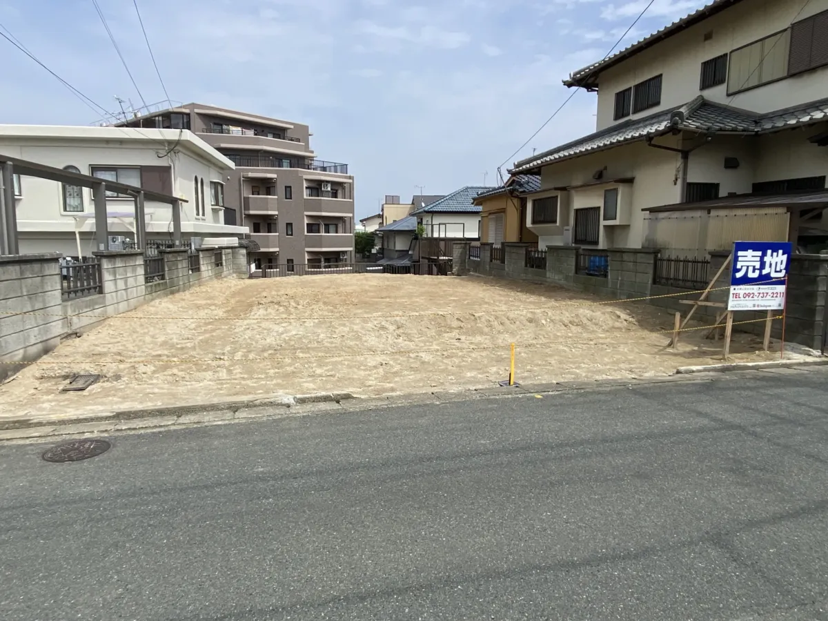 福岡市内で土地・新築戸建てをお探しならラプロスのプロスペリテ、東区七隈一丁目　分譲地のイメージ