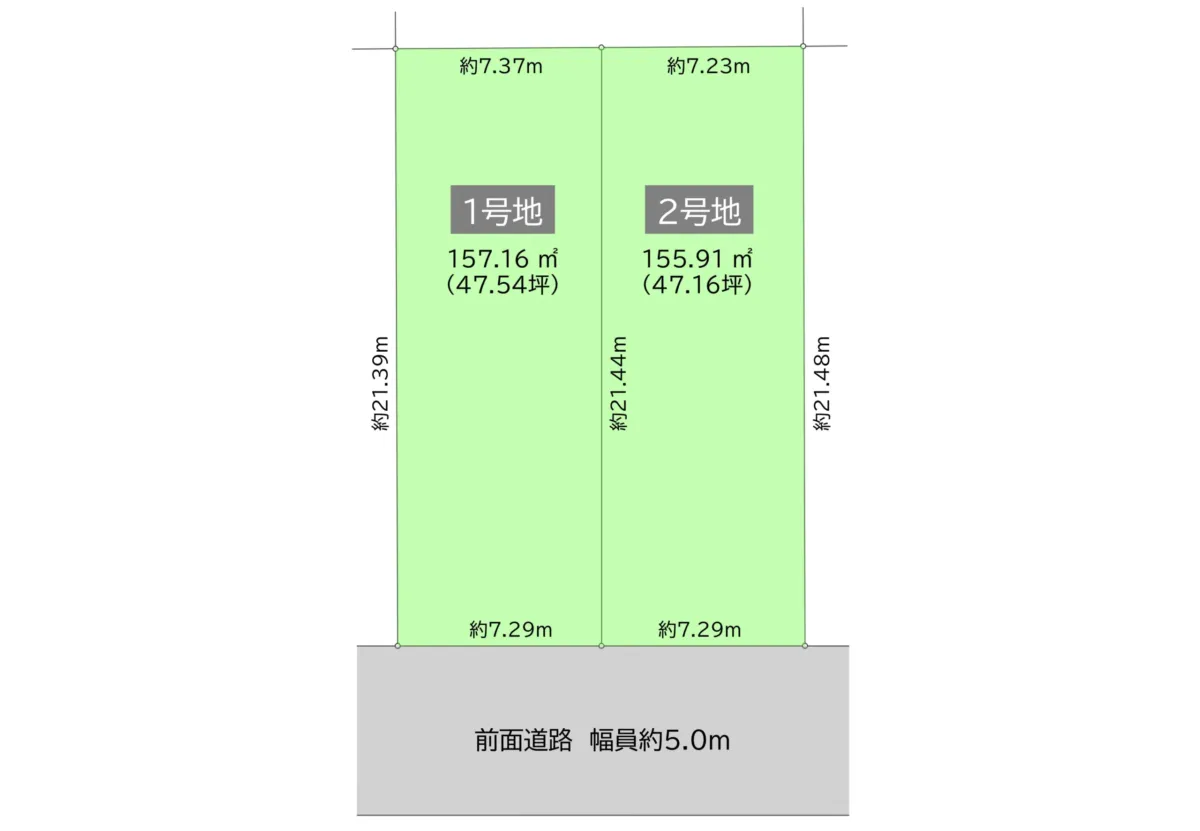 南区長住六丁目Ⅲ　分譲地や土地ならラプロスの「プロスペリテ」の区画図